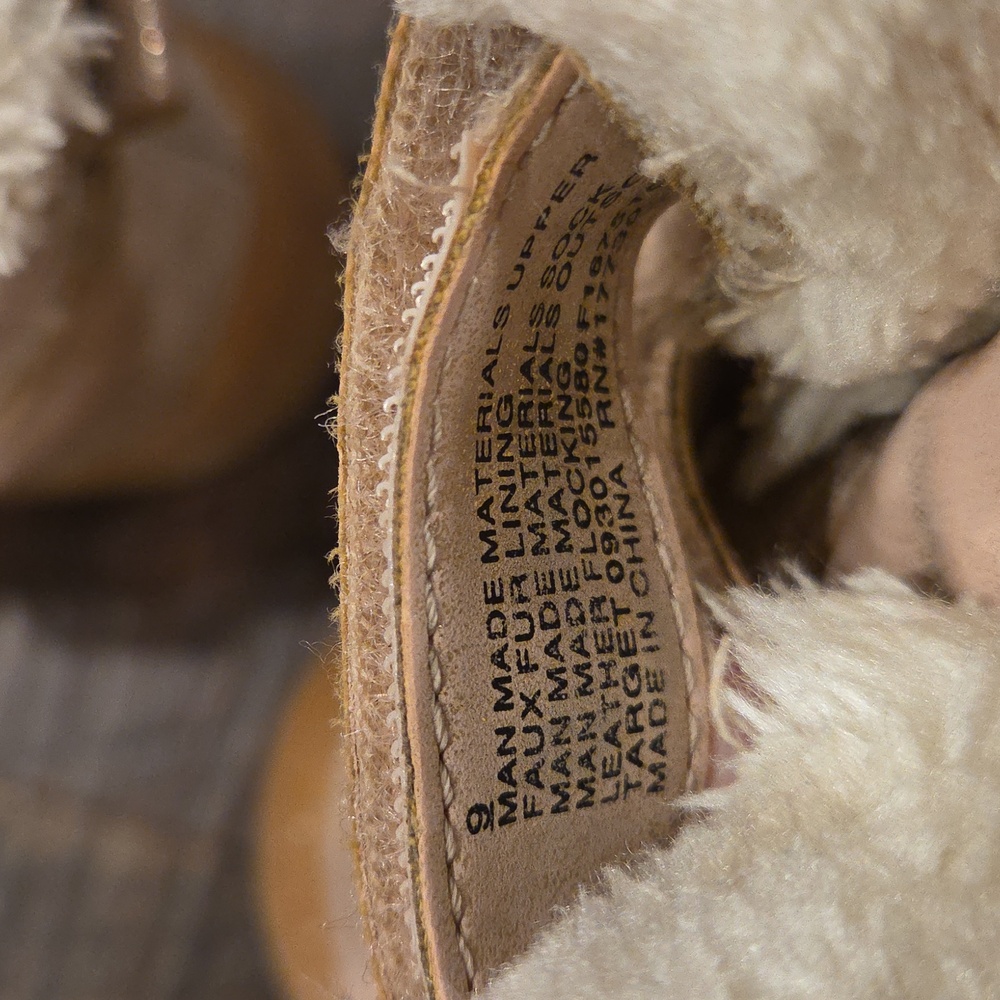 Cat & Jack Toddler Girl Light Pink Winter Boots with Faux Fur - Picture 8 of 9